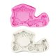 thumbnail image 1 of Chocolate Moulds Silicone Material Retro Carriage Shape Pudding Mould Candy Mold DIY Baking Tool Cake Molds Color Random, 1 of 4