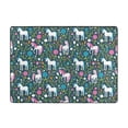 thumbnail image 7 of Area Rugs For Living Room Decor - Cartoon Cute White Horse Flower_A Soft Anti Slip Throw Washable Rugs 5x7 For Bedroom, Indoor Carpet For Bedroom Living Room 80x58In, 7 of 7