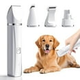 thumbnail image 1 of Riforla 4 in 1 Pet Hair Shaver 2025 New E Lectric Dog Trimmer for P Aws Pet Clip Pers Low Noise Cordless Quiet Hair Clip Pers Set P Aw Trimmer for Dogs Cats P E T S Pet Supplies White, 1 of 6