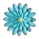 thumbnail image 1 of Decoración de pared de metal AHYS con flores de metal, color azul, 30 cm, 1 of 8