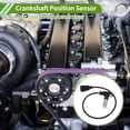 thumbnail image 2 of Sensores de posición del cigüeñal para BMW 325 2.7 1986-1987, Negro, Metal, Plástico, 1 Pc, 2 of 6