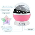 thumbnail image 7 of Night Lights for Kids, Star Night Light Projector for Kids Room, 360 Degree Rotation - 4 LED Bulbs 12 Light Color Changing, Christmas Birthday Gifts for Kids, Glow in The Dark Stars - Pink, 7 of 7