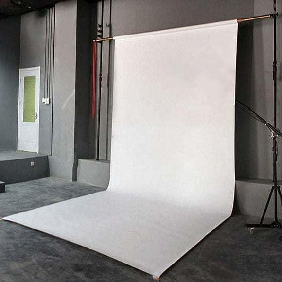 LEFU 3×5ft Solid White Chromakey Photography Backdrop Video Studio White Portrait Background for Photo Studio Prop
