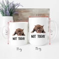 thumbnail image 4 of Funny American Bully Chocolate Not Today Dog Mug, Lazy Gift For Women Dogs Mom Coffee Mug 11oz, Mother's Day Gifts For Mom From Son, Kids, Gift For Mom, Funny Mom Mug, Birthday, Christmas Gift 11oz O, 4 of 4