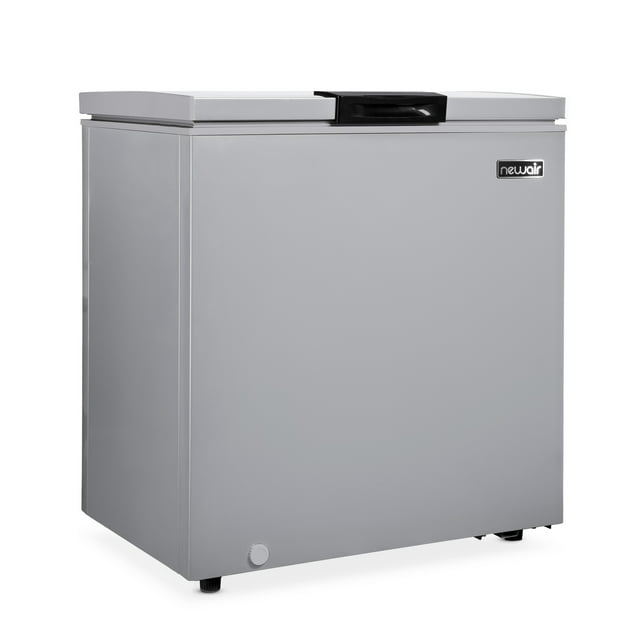 Newair 5 Cu. Ft. Mini Deep Chest Freezer and Refrigerator in Cool Gray with Digital Temperature Control, Fast Freeze Mode