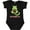 AB-Black, variant on Avogato- Cute Green Cat Avocado Boys or Girls Baby Bodysuit