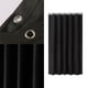thumbnail image 4 of 1pc Cortina de ducha de color sólido Negro Impermeable Baño Poliéster Cortina de partición a prueba de humedad con gancho (120x180cm), 4 of 4