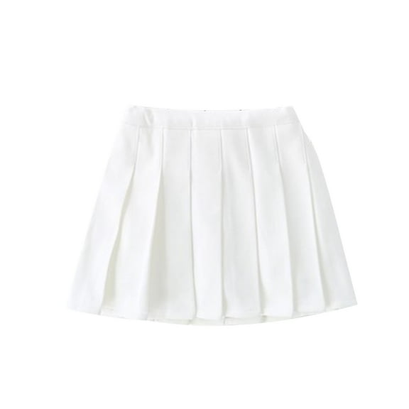 lmcalzta Girls Pleated Skirts with Shorts Athletic Tennis Sport Performance Skortsfor Kids Teen 4-15 Years