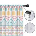 thumbnail image 4 of Blackout Kids Curtains,Pastel Geometric Pattern Childrens Insulated Curtains Set Of 2,Bedroom Essentials,Toddler Room Decor 42x63in(106x160cm), 4 of 5