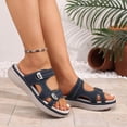 thumbnail image 6 of Norvail Womens Orthopedic Arch Support Open Toe Sandals, Wide Foot Sandals for Women Dressy, Non Slip Comfortable Walking Slippers for Summer Beach Vacation, 6 of 7