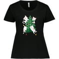 thumbnail image 3 of Inktastic Kawaii Cats Christmas Tree Women's Plus Size T-Shirt, 3 of 5
