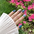 thumbnail image 4 of Women Artificial Nails Rhinestone 72PCS Fake Nail with DIY Nail Tools for Girls, 4 of 10