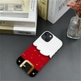 thumbnail image 6 of FKBRCL4U Compatible with iPhone 13/iPhone 14 Case, Christmas Santa Belt Mustache Pattern for Girl Full Body Design Soft Silicone Drop Shock Scratch Protection for iPhone 13/iPhone 14, 6 of 7