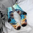 thumbnail image 5 of Vsdgher Colorful Underwater Shark Crew Socks for Men & Women, Breathable Casual Athletic Ankle Socks, 5 of 6