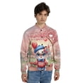 thumbnail image 4 of Happy Valentine’s Day Adorable Siamese Kitten Holding Heart Balloon All Over Print 3D Baseball Jacket Cat Lover Kitten Owner Gifts Bomber Jacket Softball - 00030, 4 of 6