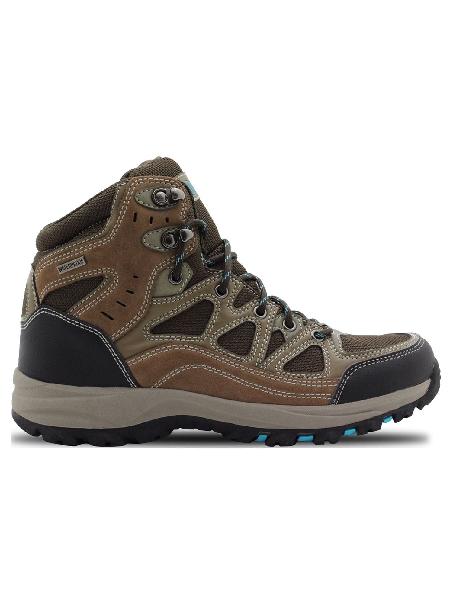 Denali Women s Utah Waterproof Suede and Leather Mid Top Hiking Boot Walmart