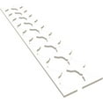 thumbnail image 6 of Ekena Millwork 47"H x 1/2"T Pandora PVC Adjustable Decorative Slat Wall Panel Kit, Unfinished (contains 16 Slats + 1 Straight Edge Starter Slat), 6 of 15