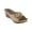 Natural, variant on Womens Naples Faux Leather Lifestyle Slide Sandals