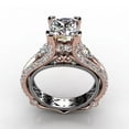 thumbnail image 2 of K-KED Fashion Two Tone 925 Silver Filled Ring Cubic Zircon Wedding Delicate Jewelry Sz 6-10-6, 2 of 6