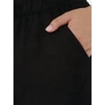thumbnail image 2 of Time and Tru Women's Linen Blend Pull On Shorts, 3.5" Inseam, Sizes XS-XXXL, 2 of 5