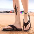 thumbnail image 4 of Sandalias Tanga Verano Chanclas Con Soporte para El Hombres Comodidad Informal, 4 of 9