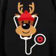 thumbnail image 4 of Suéter de cuello redondo de manga larga con estampado casual creativo nuevo de Navidad Pompotops oipoqjl17929, 4 of 6