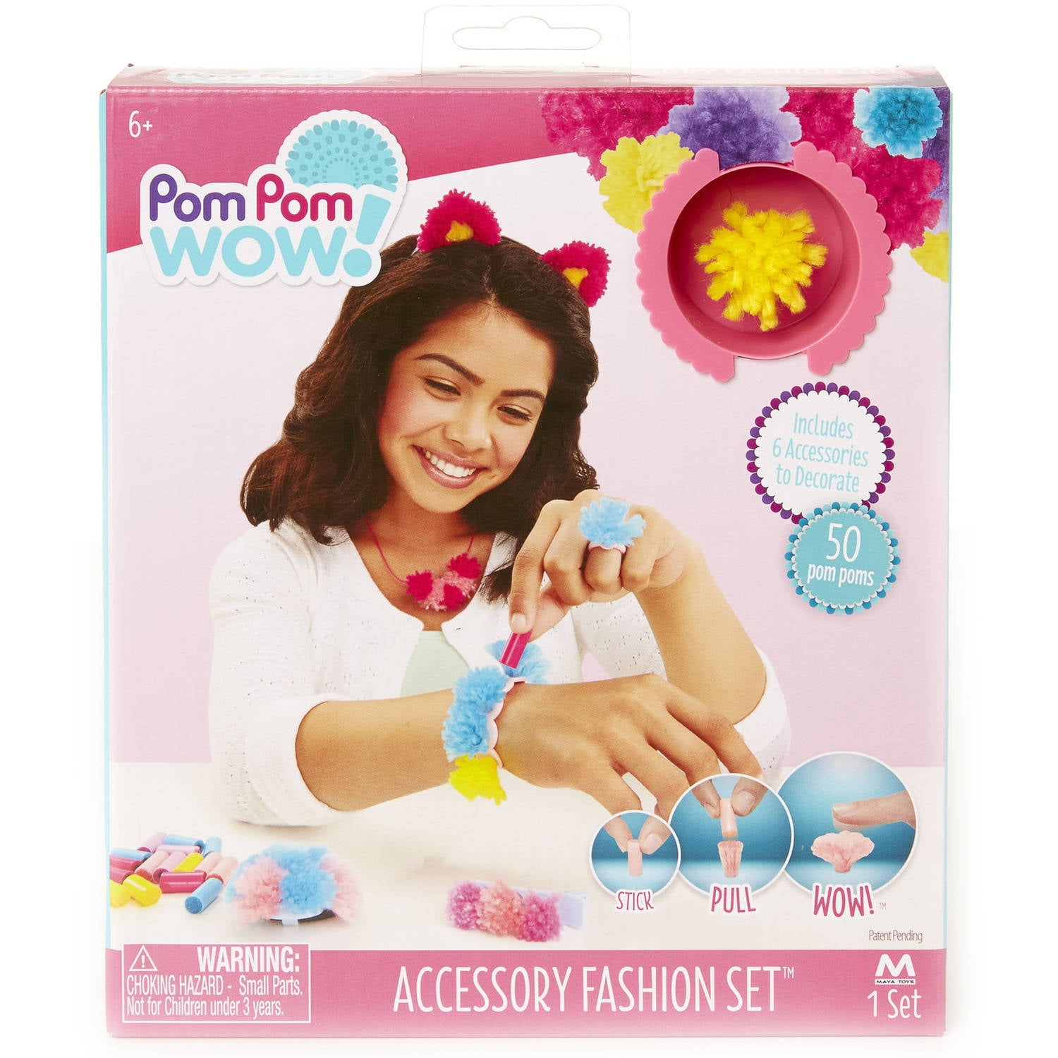 Pom Pom Create & Decorate Accessory Fashion Set - Walmart.com