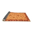 thumbnail image 2 of Ahgly Company Indoor Square Abstract Orange Modern Area Rugs, 7' Square, 2 of 4