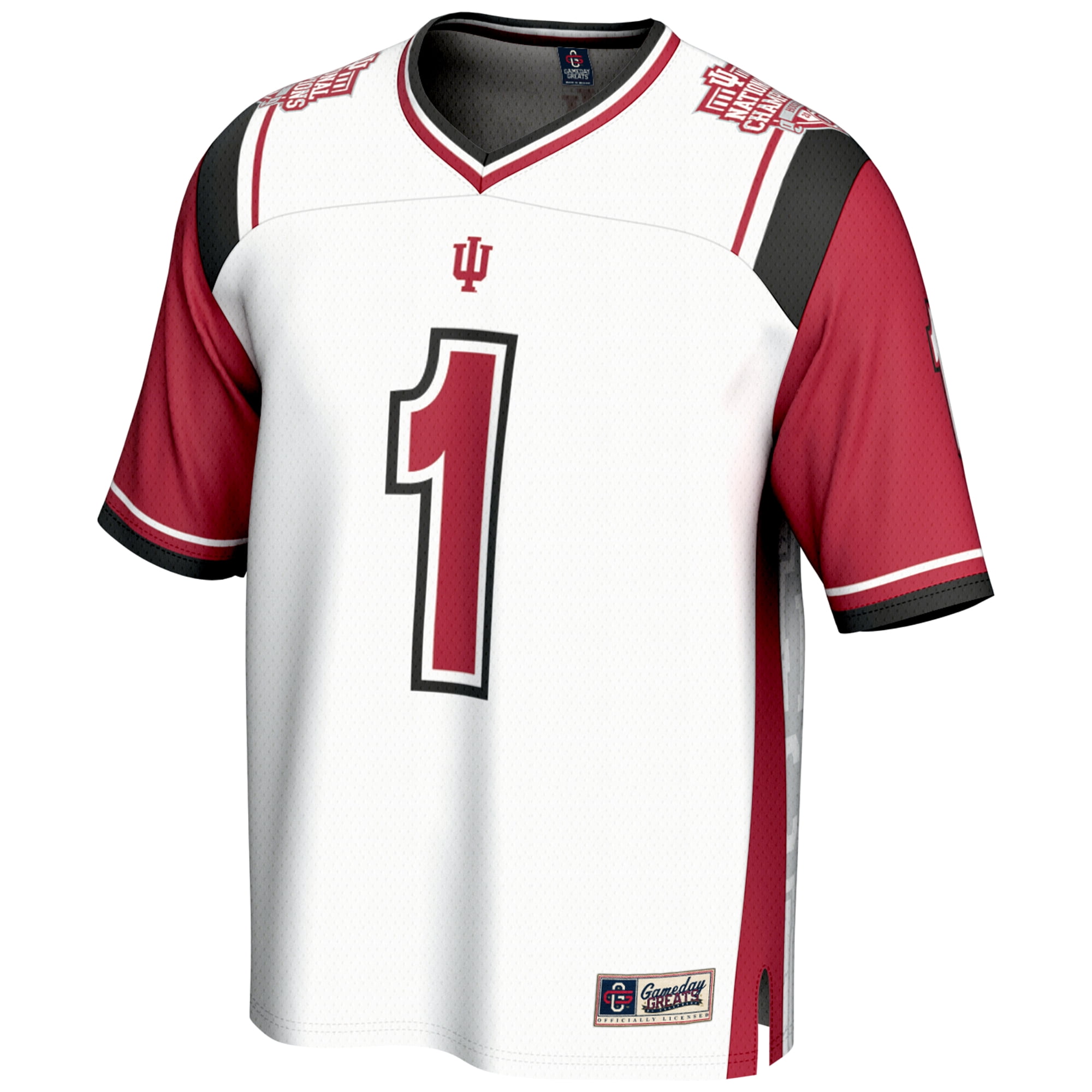 Youth GameDay Greats #1 White Indiana Hoosiers College Football Playoff 2025 National Champions Commemorative
