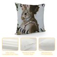 thumbnail image 4 of Qinduosi Rabbit Pillow Covers , Rabbit Gifts for Girls Rabbit Lovers Owners, Rabbit Decor, Just a Girl Who Loves Rabbits Pillow Case, Bunny Pillow Cases, 4 of 5