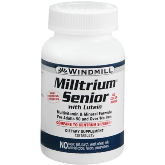 Windmill Milltrium Senior Tablets 120 Tablets (Pack of 6)