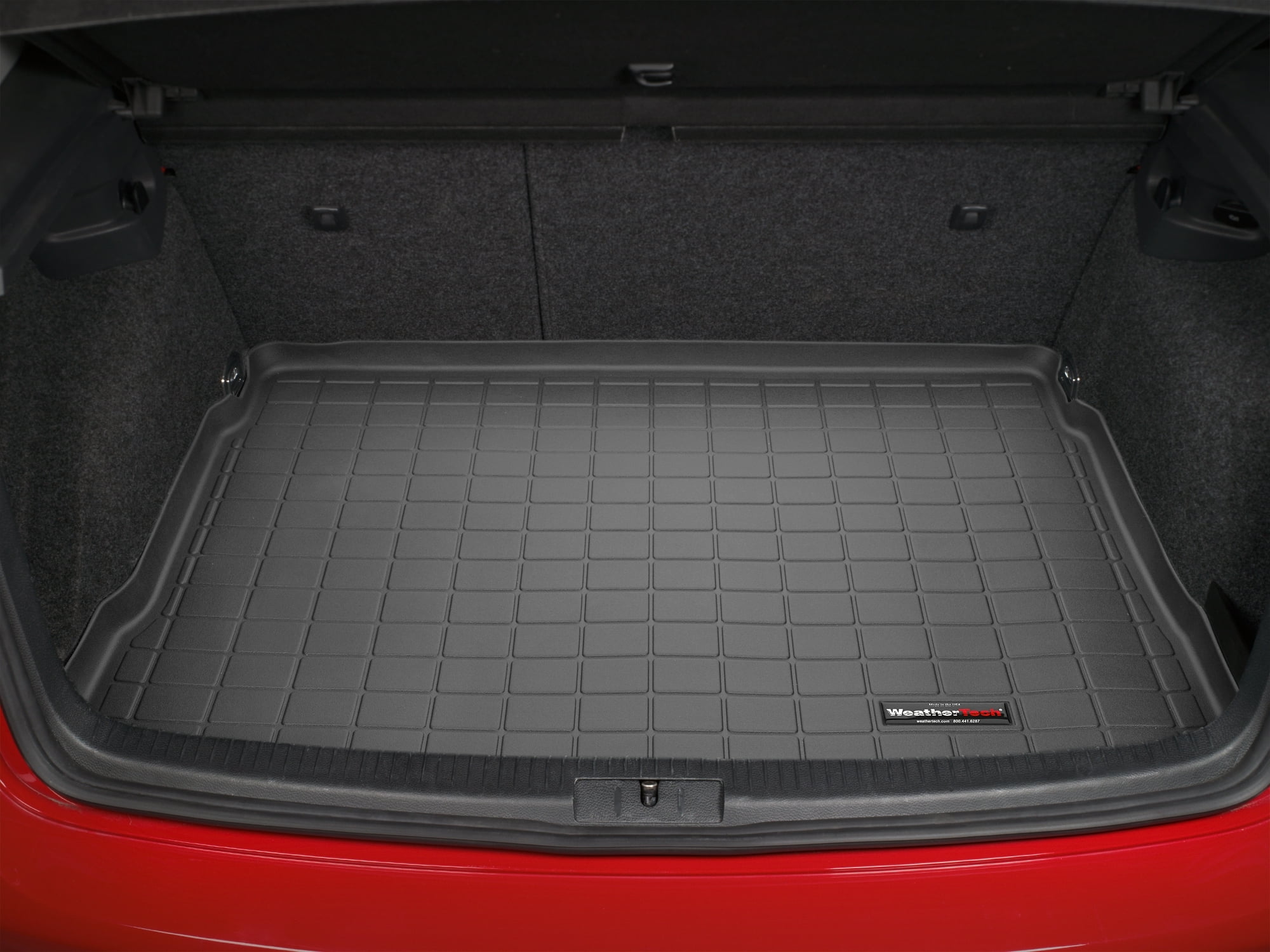 WeatherTech Cargo Trunk Liner compatible with VW Golf GTI, Golf R, Rabbit, Golf, Golf R32 - Behind 2nd Row Black