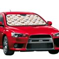 thumbnail image 2 of Kdxio Various Chicken Print Front Windshield Sun Shade,Folding Auto Sunshade for Car Truck SUV-, 2 of 7