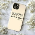 thumbnail image 5 of Grow in Grace iPhone Case – Christian Bible Verse 2 Peter 3:18 with Floral Line Art, Inspirational Faith Phone Cover for iPhone 11 12 13 14 15 16 Pro Max, 5 of 6