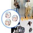 thumbnail image 2 of Electronic Digital Badges Animes Pin Button with GIF/Videos/Photos Display Bluetooth-Compatible Cosplay Gift for Animes Fan, 2 of 9