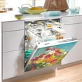 thumbnail image 4 of Coolnut Beautiful Colorful Flower Dishwasher Magnet Sticker, Refrigerator Magnetic Cover, Fridge Panels, Home Cabinet Decals Appliances Stickers, 23"x 26", 4 of 6
