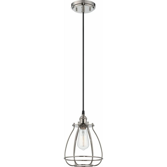 Nuvo 60-5401 - Vintage - 1 Light Caged Pendant - Vintage Lamp Included