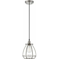 Nuvo 60-5401 - Vintage - 1 Light Caged Pendant - Vintage Lamp Included