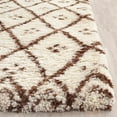 thumbnail image 2 of SAFAVIEH Casablanca Jillian Geometric Shag Area Rug, Ivory/Gold, 6' x 9', 2 of 2