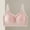 Pink, variant on Fatuov Everyday Bra for Women Seamless Full Coverage Lightly Lined Supportive Wireless Bralette Push Up Breathable Bra 40B, White