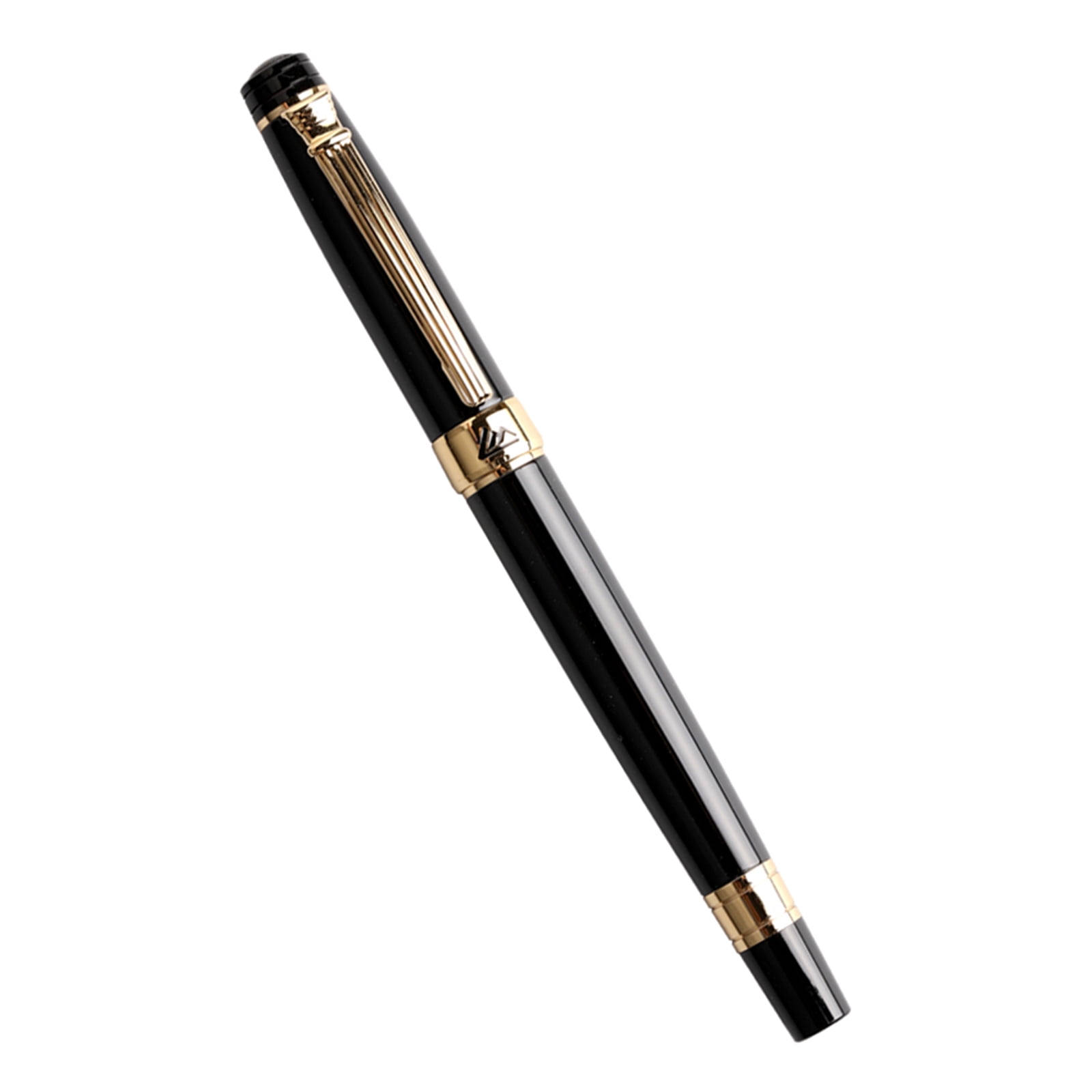 Piston-Filled Fountain Pen Push/Pull to Refilled F Nib Write Smooth for Student