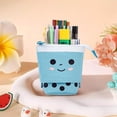 thumbnail image 1 of &Craft&Stationery Telescopic Pencil Pouch with Stand Up Design for Desk Storage Portable Pencils with Zip Soft Polyester Craft Organizer for Students and, 1 of 3