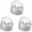 White, variant on Cord Organizer Cable Clips for Desk, Self-Adhesive Cord Holder for Nightstand, Charger Organizer Wire Holders for Cords, Desk Organizers and Accessories for Home Office, 3Pcs(White,0.8x0.8x0.7")