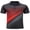 Black, variant on Men Golf Polo Shirts Short Sleeve Button Down Gradient Tropical 3D Print Dry Fit Moisture Wicking Athletic Performance Shirt