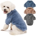thumbnail image 1 of Kyaringtso Suéter para perro, paquete de 3 suéteres para perros pequeños, ropa para perros pequeños y niñas, suéter ultra suave y cálido para cachorros, abrigo para perros para invierno Navidad (peque, 1 of 4