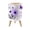 Color 1, variant on Small Trash Can with Lid Beach Gnome Surfboard Take Me to Ocean Dolphins Tropical Flowers 1.8 Gallon Dog Proof Trash Can Round Garbage Can Waste Bin Wastebasket for Bathroom Bedroom Living Room