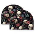 thumbnail image 3 of JSTEL Vintage Skull Flowers Napkin Holder for Table Cocktail Farmhouse, Paper Napkins Dispenser for Home Kitchen Coffee Shop Dining Room Decor, 3 of 9