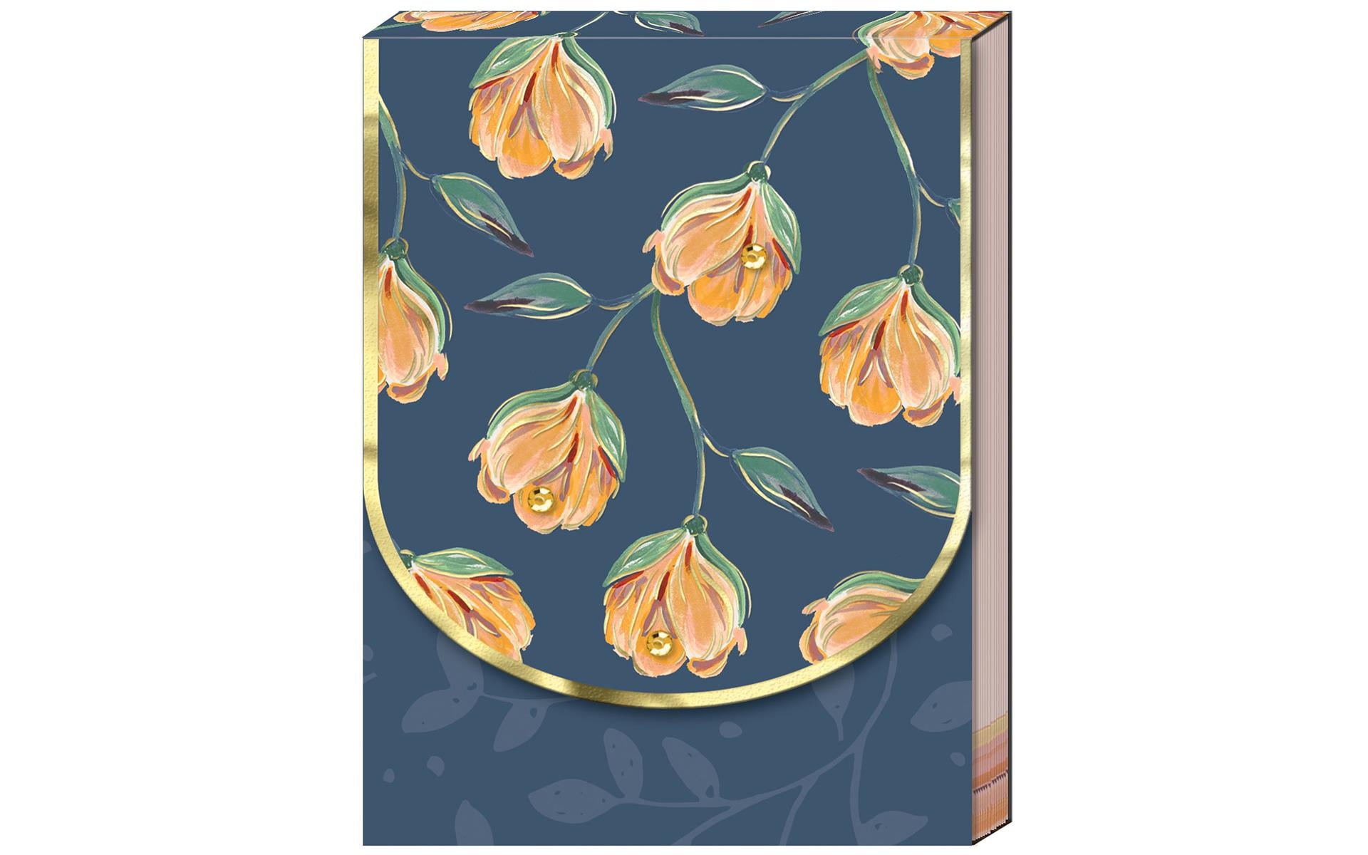 Punch Studio Brooch Notepad Florette Vine