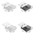 thumbnail image 2 of Pull Out Storage Box Large Capacity Invisible Storage Hidden Drawer Undertable Drawer Table Shelf Storage Box Under Desk Drawer BLACK LARGE, 2 of 7