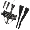 thumbnail image 2 of Conjunto de Ropa Interior Femenina Hugo Negro Encaje Hasta Peluche bustos, 2 of 4